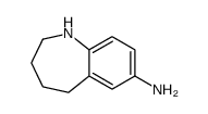 2,3,4,5-tetrahydro-1H-1-benzazepin-7-amine结构式