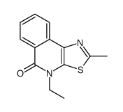 4-ethyl-2-methyl-[1,3]thiazolo[5,4-c]isoquinolin-5-one Structure