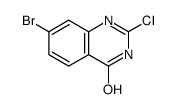 7-溴-2-氯喹唑啉-4(3h)-酮结构式