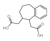 2-[2-(carboxymethyl)-3-bicyclo[5.4.0]undeca-7,9,11-trienyl]acetic acid结构式