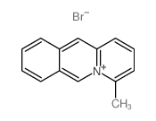 Benzo[b]quinolizinium, 4-methyl-, bromide结构式