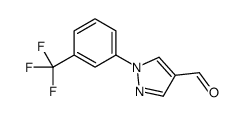 1-(3-三氟甲基苯基)吡唑-4-甲醛结构式