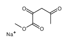 methyl 2,4-dioxovalerate, monosodium salt结构式