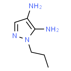 1H-Pyrazole-4,5-diamine,1-propyl-(9CI) Structure