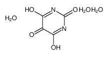 1,3-diazinane-2,4,5,6-tetrone,trihydrate Structure