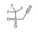 2-(trifluoromethylsulfonyl)acetonitrile Structure