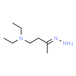 2-Butanone,4-(diethylamino)-,hydrazone structure