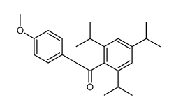 (4-methoxyphenyl)-[2,4,6-tri(propan-2-yl)phenyl]methanone结构式