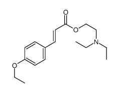 2-(diethylamino)ethyl (E)-3-(4-ethoxyphenyl)prop-2-enoate Structure