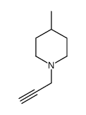4-methyl-1-prop-2-ynylpiperidine结构式