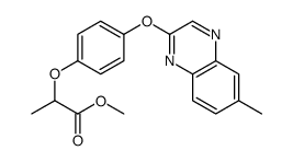 methyl 2-[4-(6-methylquinoxalin-2-yl)oxyphenoxy]propanoate结构式