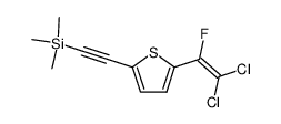2-(2,2-dichloro-1-fluoroethenyl)-5-(trimethylsilylethenyl)thiophene Structure