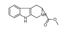 (S)-2,3,4,9-四氢-1H-吡啶并[3,4-b]吲哚-3-羧酸甲酯结构式