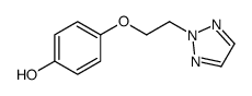 4-[2-(triazol-2-yl)ethoxy]phenol结构式