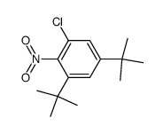 1-chloro-2-nitro-3,5-di-tert-butylbenzene Structure