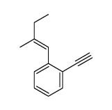 1-ethynyl-2-(2-methylbut-1-enyl)benzene Structure