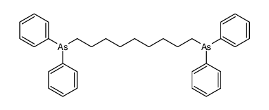 9-diphenylarsanylnonyl(diphenyl)arsane结构式