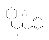 N-苄基-2-哌嗪基-1-YL-乙酰胺盐酸盐结构式