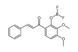 2'-(difluoroboryloxy)-3',4'-dimethoxychalcone Structure