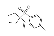 3-ethyl-3-(p-tolylsulphonyl)-2-pentene Structure