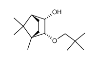 (1R,2S,3R)-3-(2,2-dimethylpropoxy)-4,7,7-trimethylbicyclo(2.2.1)heptan-2-ol结构式