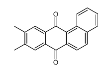 9,10-dimethyl-benz[a]anthracene-7,12-dione结构式