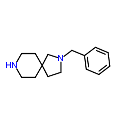 2-(苯基甲基)-2,8-二氮杂螺[4.5]癸烷结构式
