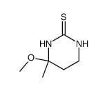 6-methoxy-6-methyl-3,4,5,6-tetrahydropyrimidine-2(1H)-thione结构式