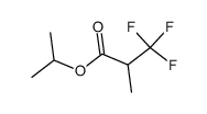 Isopropyl 2-methyl-3,3,3-trifluoropropionate结构式