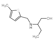 2-{[(5-methyl-2-thienyl)methyl]amino}-1-butanol structure