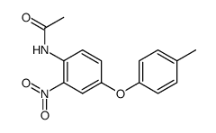 acetic acid-(2-nitro-4-p-tolyloxy-anilide)结构式