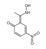 6-[1-(hydroxyamino)ethylidene]-4-nitrocyclohexa-2,4-dien-1-one结构式
