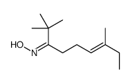 N-(2,2,7-trimethylnon-6-en-3-ylidene)hydroxylamine结构式