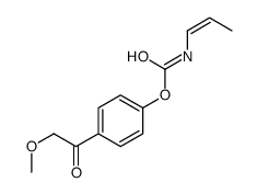 [4-(2-methoxyacetyl)phenyl] N-prop-1-enylcarbamate Structure