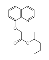 pentan-2-yl 2-quinolin-8-yloxyacetate结构式