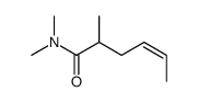 N,N,2-trimethylhex-4-enamide Structure