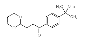 3-(1,3-DIOXAN-2-YL)-4'-TERT-BUTYLPROPIOPHENONE结构式