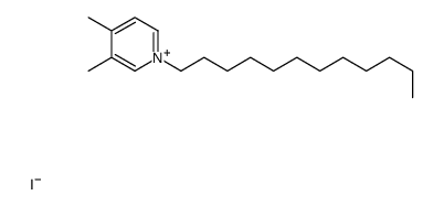 1-dodecyl-3,4-dimethylpyridin-1-ium,iodide Structure