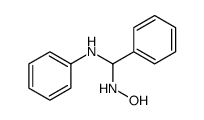 N-[anilino(phenyl)methyl]hydroxylamine结构式