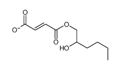 4-(2-hydroxyhexoxy)-4-oxobut-2-enoate结构式