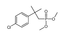 1-chloro-4-(1-dimethoxyphosphoryl-2-methylpropan-2-yl)benzene Structure