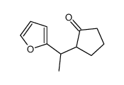 2-[1-(furan-2-yl)ethyl]cyclopentan-1-one结构式