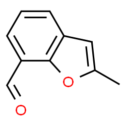7-Benzofurancarboxaldehyde,2-methyl-结构式