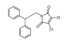 3,4-dichloro-1-(2,2-diphenylethyl)pyrrole-2,5-dione Structure