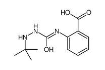 2-[(tert-butylamino)carbamoylamino]benzoic acid Structure