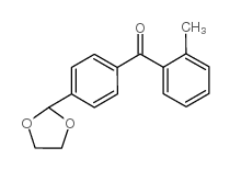 4'-(1,3-DIOXOLAN-2-YL)-2-METHYLBENZOPHENONE structure