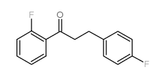 2'-FLUORO-3-(4-FLUOROPHENYL)PROPIOPHENONE Structure