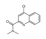 4-chloro-N,N-dimethylquinoline-2-carboxamide Structure