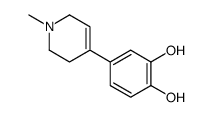 1,2-Benzenediol, 4-(1,2,3,6-tetrahydro-1-methyl-4-pyridinyl)- (9CI) Structure