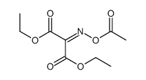 diethyl 2-acetyloxyiminopropanedioate Structure